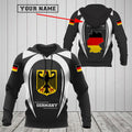 FUNSTUFFPRINT Customize Germany Map & Coat Of 3D Hoodie and Zip Hoodie