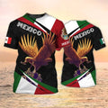 Mexico Eagle T-Shirt Mexican Flag Tee Shirt For Men Women