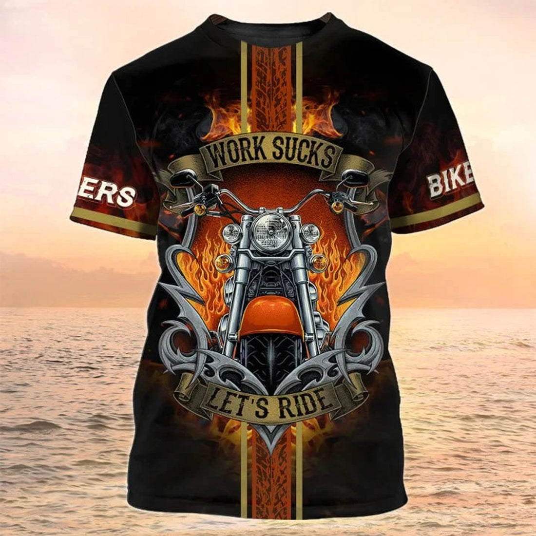 Bikers T-Shirt Ride Shirts Gifts For Biker Men