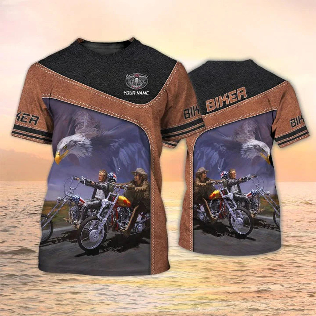 Custom Biker Shirt Motocycle Custom T-Shirt, 3D All Over Print T-Shirt For Biker, Biker Gift