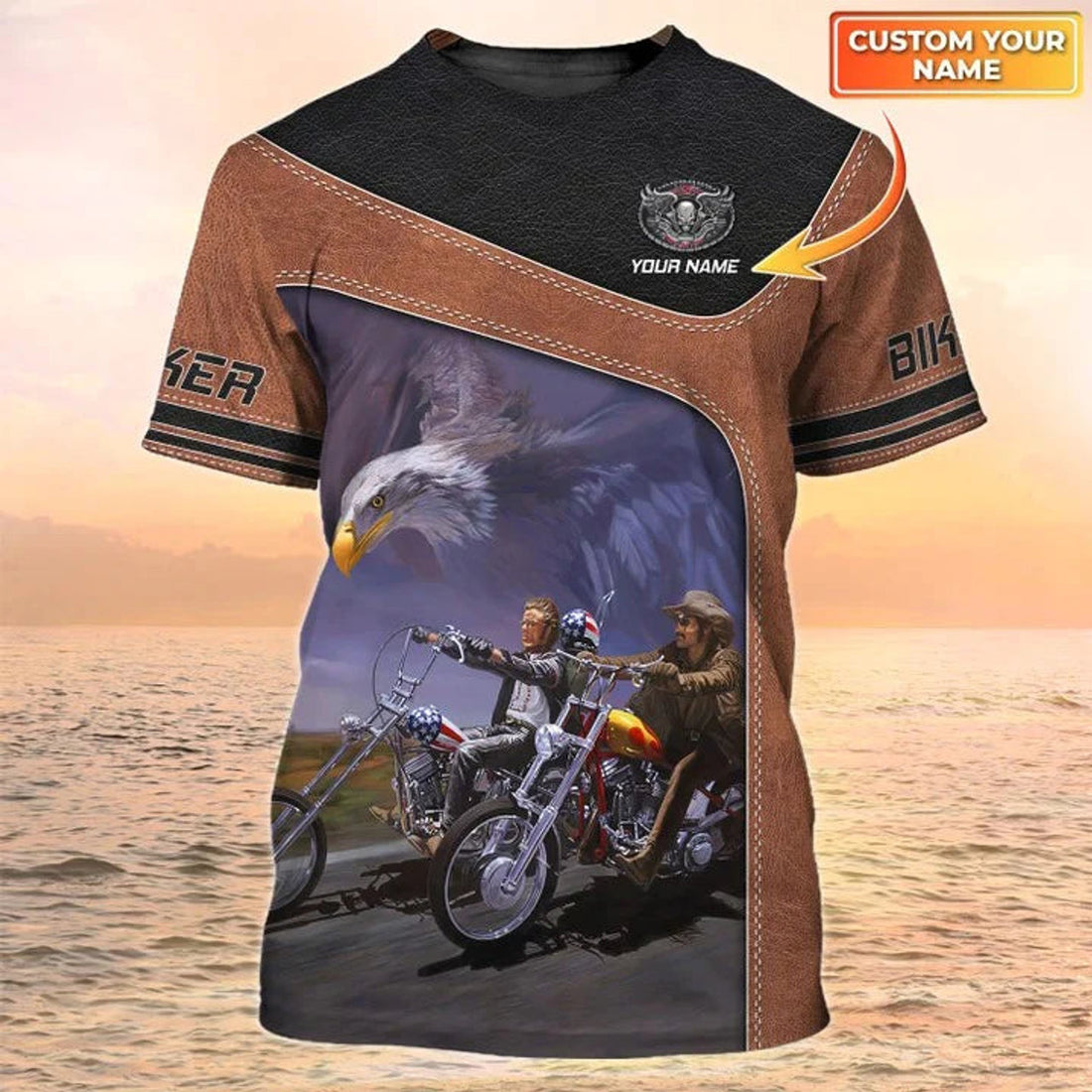 Custom Biker Shirt Motocycle Custom T-Shirt, 3D All Over Print T-Shirt For Biker, Biker Gift