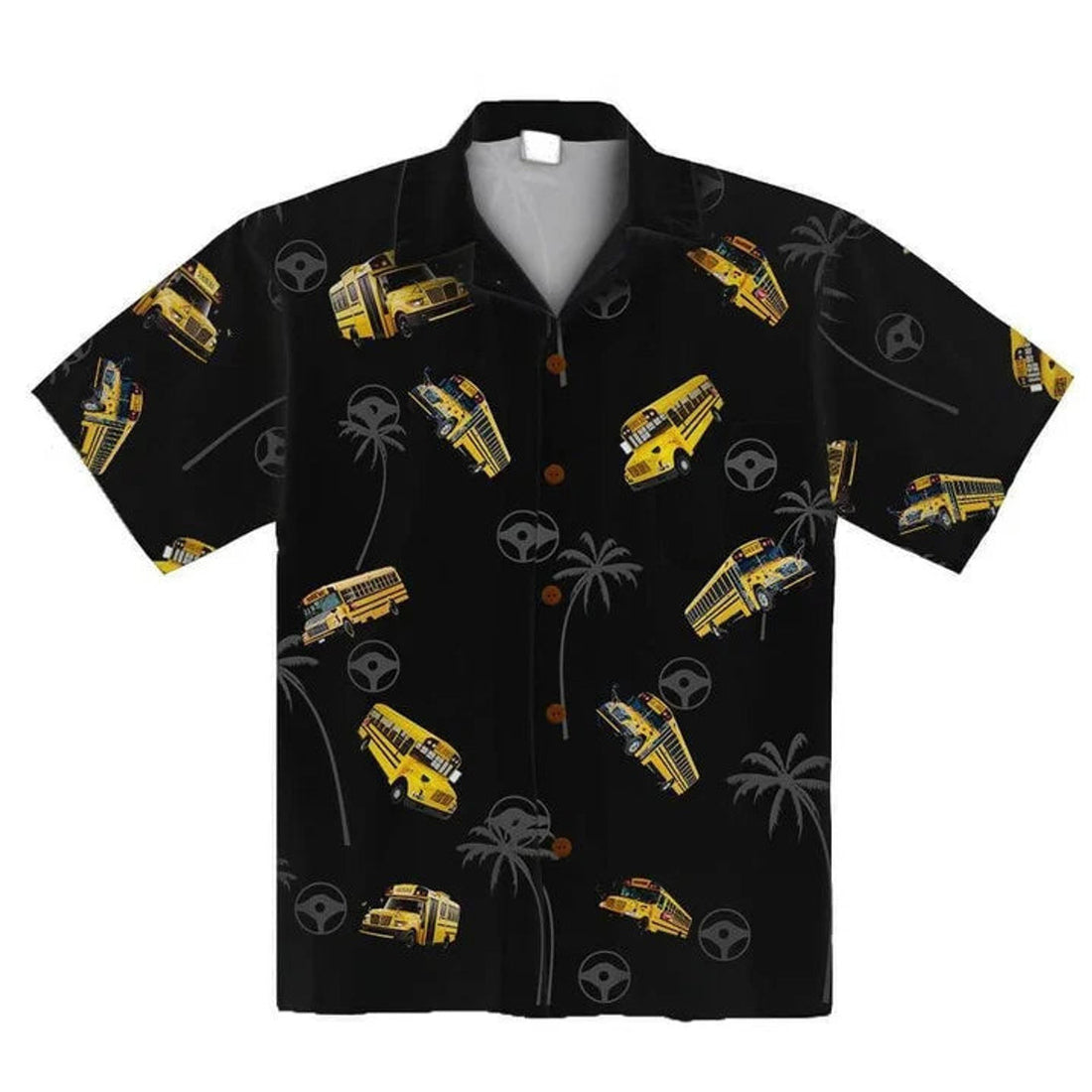 Men's School Bus Driver 3D Hawaiian shirt, Bus Driver Hawaii shirt, Gift for Driver
