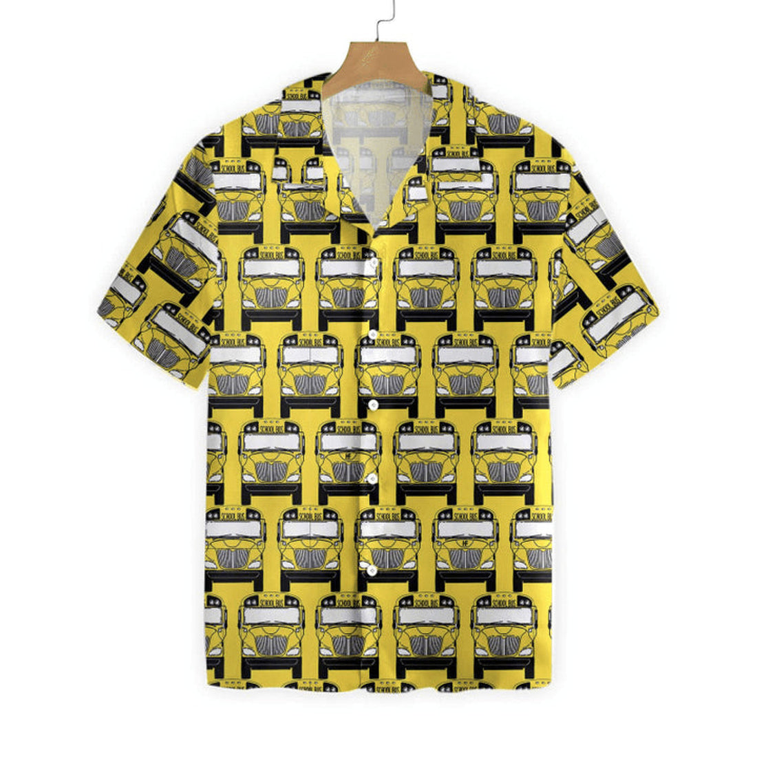 Bus Driver Hawaii shirt, School Bus Hawaiian shirt, Gift for Driver Dad, Grandpa