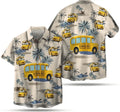 Bus Driver Hawaii shirt, Bus Hawaiian aloha shirt, Gift for Driver Dad, Grandpa