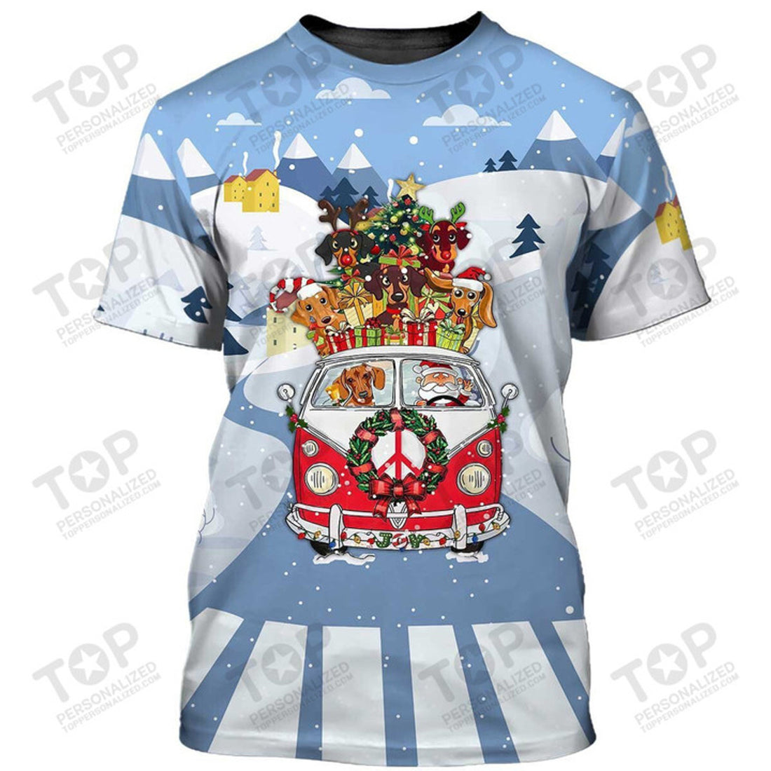 Dachshund Christmas T-Shirt, Dog T-Shirt For