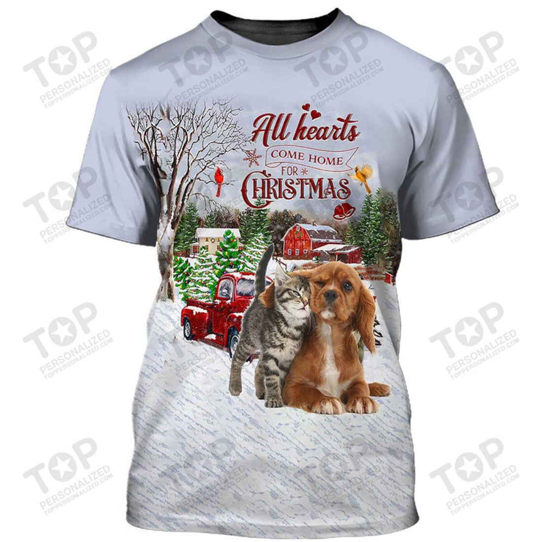 All Hearts Come Home For Christmas T-Shirt, Dog T-Shirt