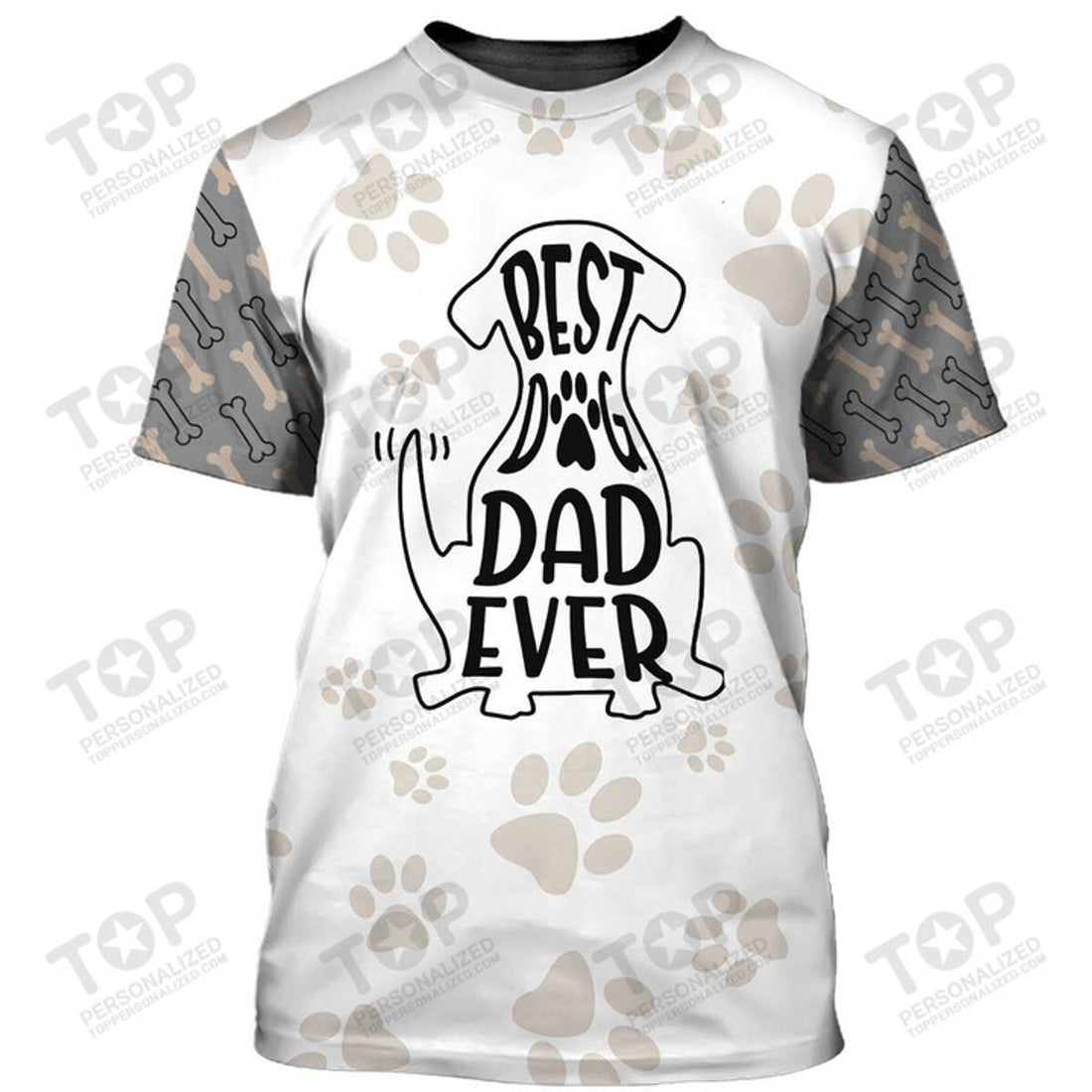 Best Dog Dad Ever T-Shirt, Dog T-Shirt For Humans
