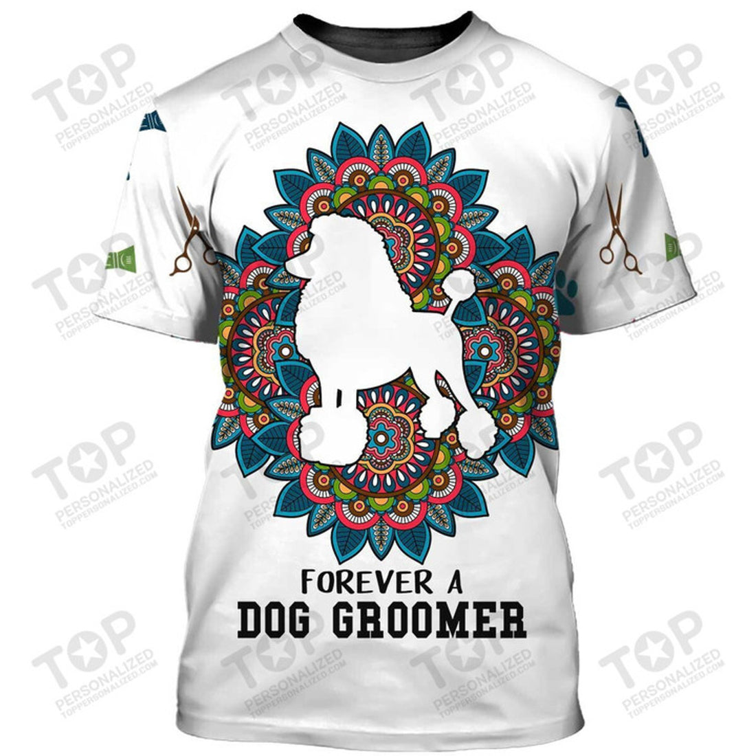 Forever A Dog Groomer T-Shirt, Dog Grooming T-Shirt, Dog T-Shirt