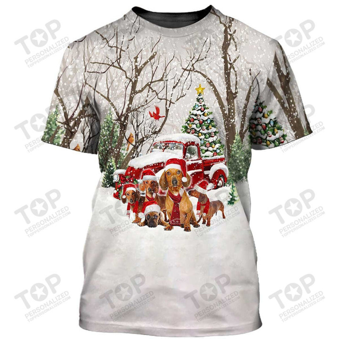 Dachshund Christmas T-Shirt, Dog T-Shirt For Humans