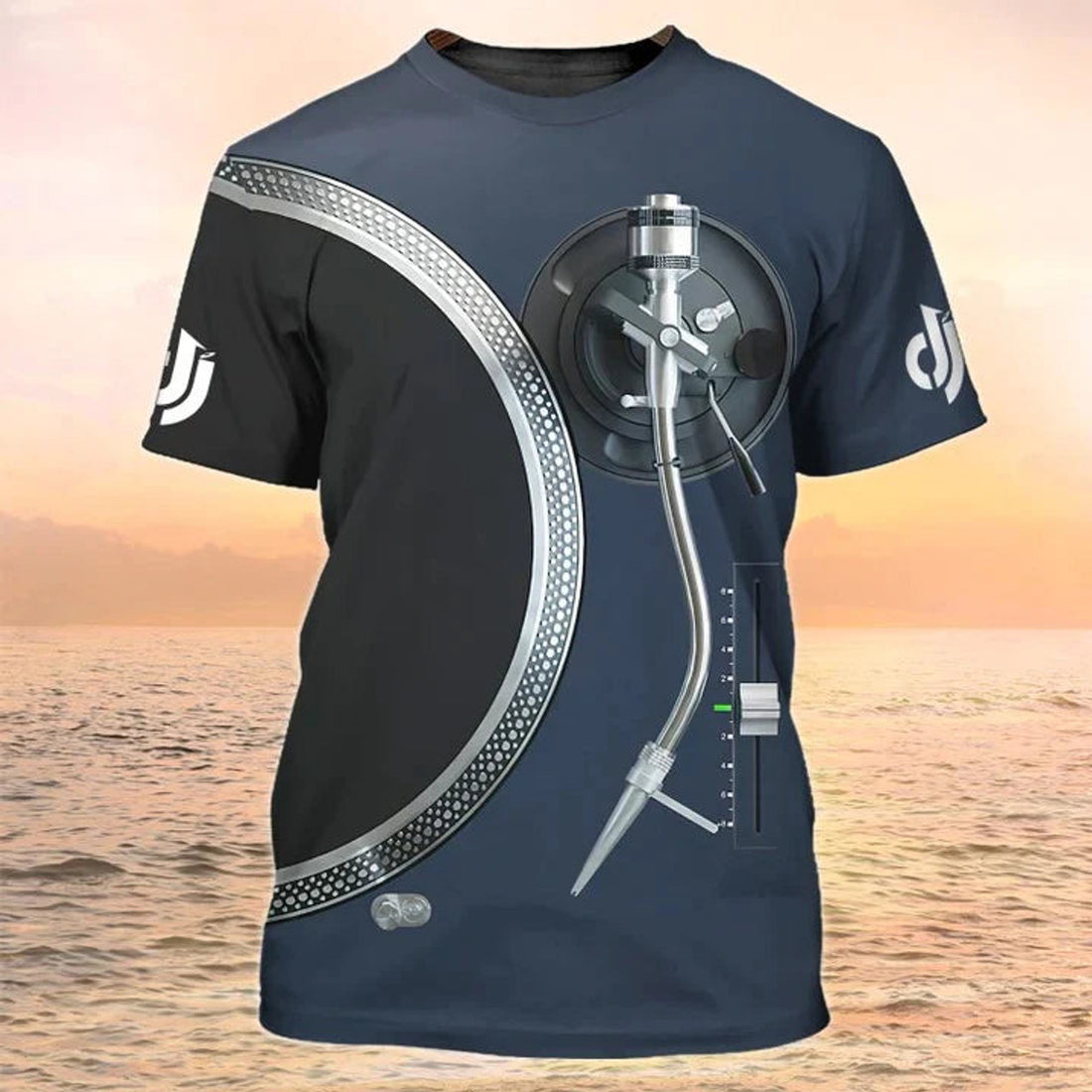 DJ T-Shirt DJ 3D Design Disc Jockey Sleeve T-Shirt For Men Women