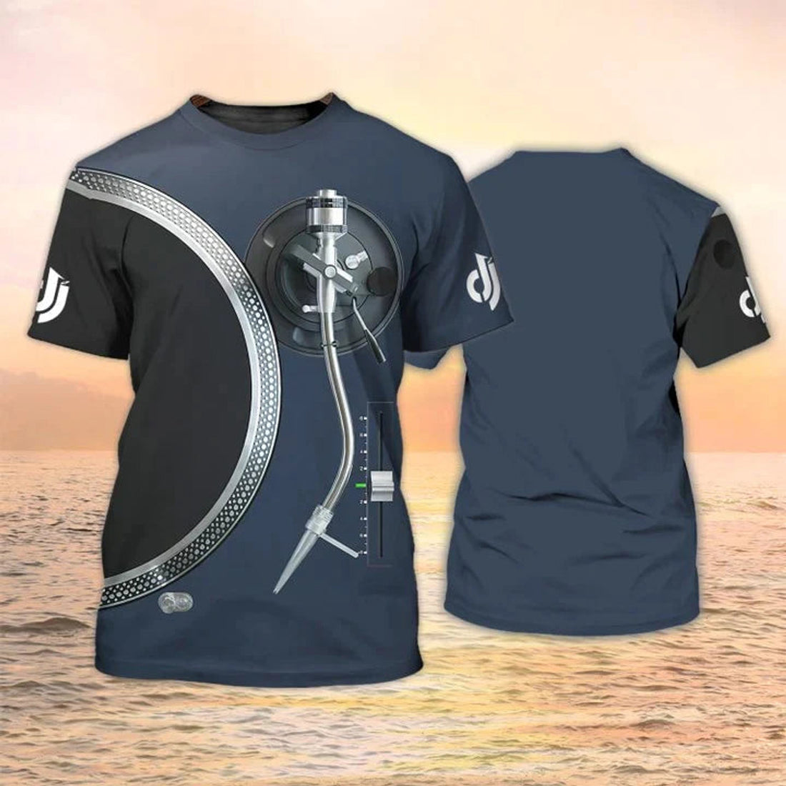 DJ T-Shirt DJ 3D Design Disc Jockey Sleeve T-Shirt For Men Women