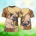 Love Pug Puppy T-Shirt, Pug T-Shirt, Dog T-Shirt