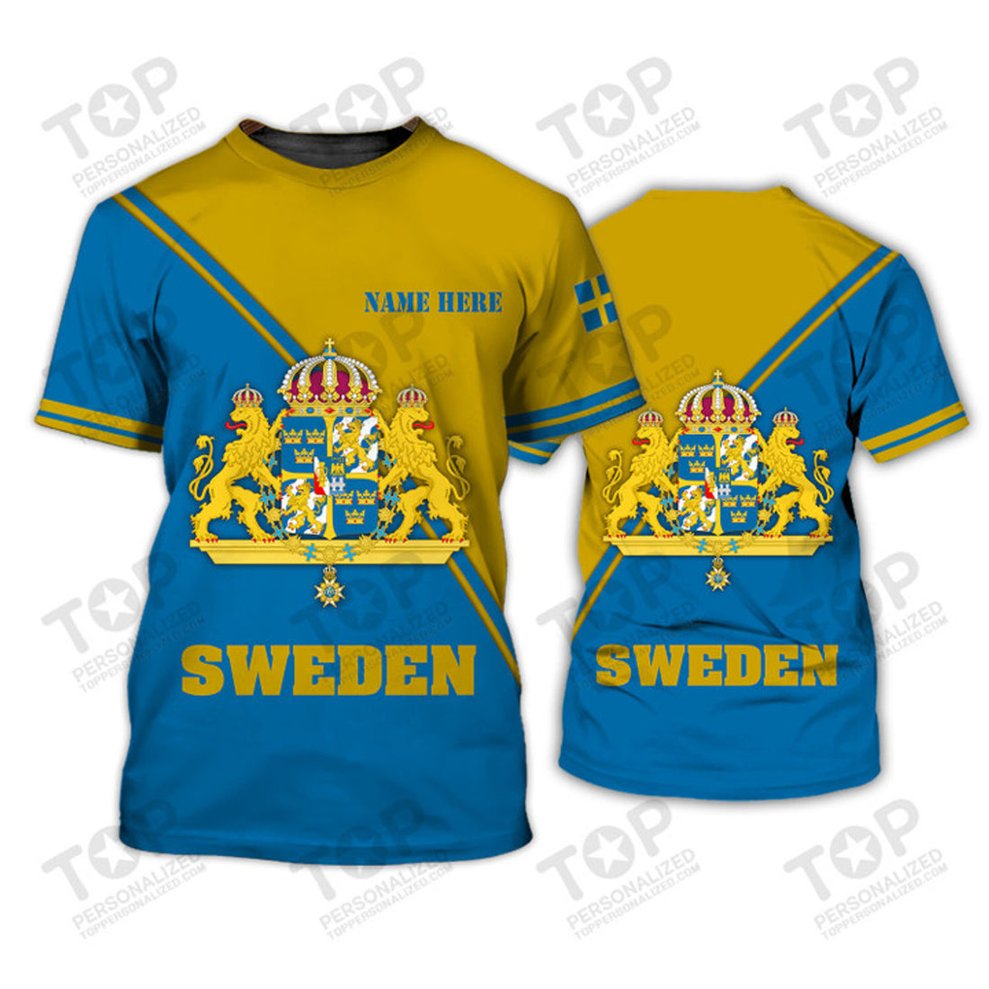 Sweden 3D T-Shirt