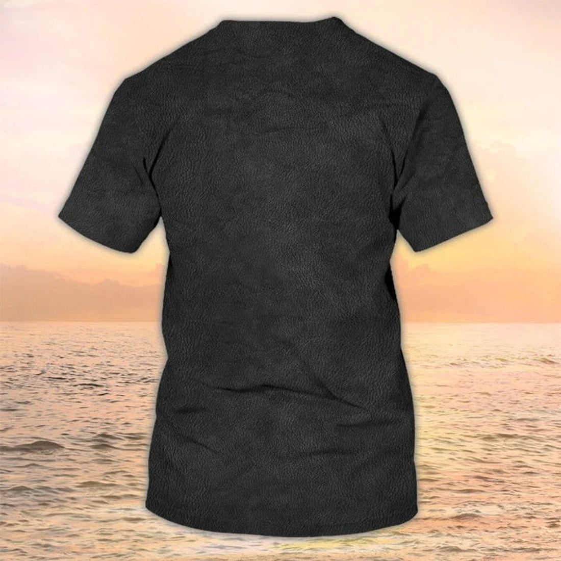 FUNSTUFFPRINT 3D Full Printed Guitar On Shirt Black Leather Pattern, Guitar Club Uniform, Guitaris3D T-shirt