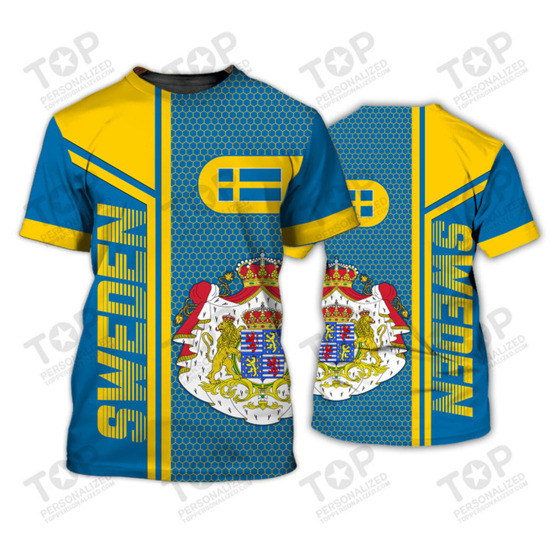 Sweden v14 Sweden 3D All Over Print T-Shirt