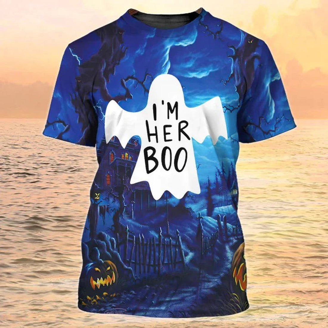 I'm Her Boo Halloween Shirt For Men Women, Halloween 3D All Over Print T-Shirt, Halloween T-Shirts