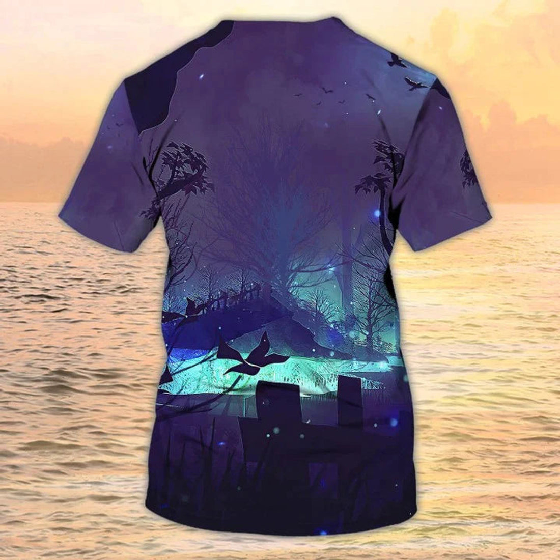 Halloween Skeleton Shirt, Halloween 3D Full Printed T-Shirts, Halloween Plus Size T-Shirts For Adults
