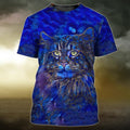 Cat Art 3D T-Shirt