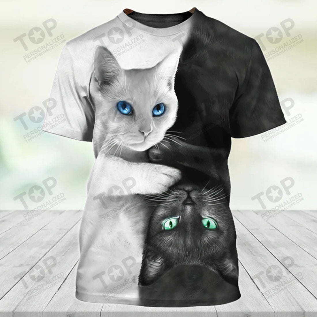 Cat White&Black 3d Full Print