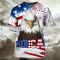 Happy Independence Day Usa Eagle