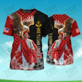 Eagle One Nation Under God 3D T-Shirt