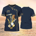 FUNSTUFFPRINT Hairdresser 3D Apparel Hairstylist Personalized Shirt Hair Salon Uniform 3D T-shirt