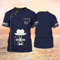 FUNSTUFFPRINT Old School Barber Shirt Barber Apparel Classic Barber Shop Uniform Gift For Barber 3D T-shirt
