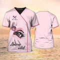FUNSTUFFPRINT Makeup Artist Personalized Shirt Lashes T-Shirt Pink 3D T-shirt