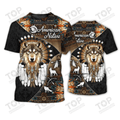 Native American Wolf T-Shirt