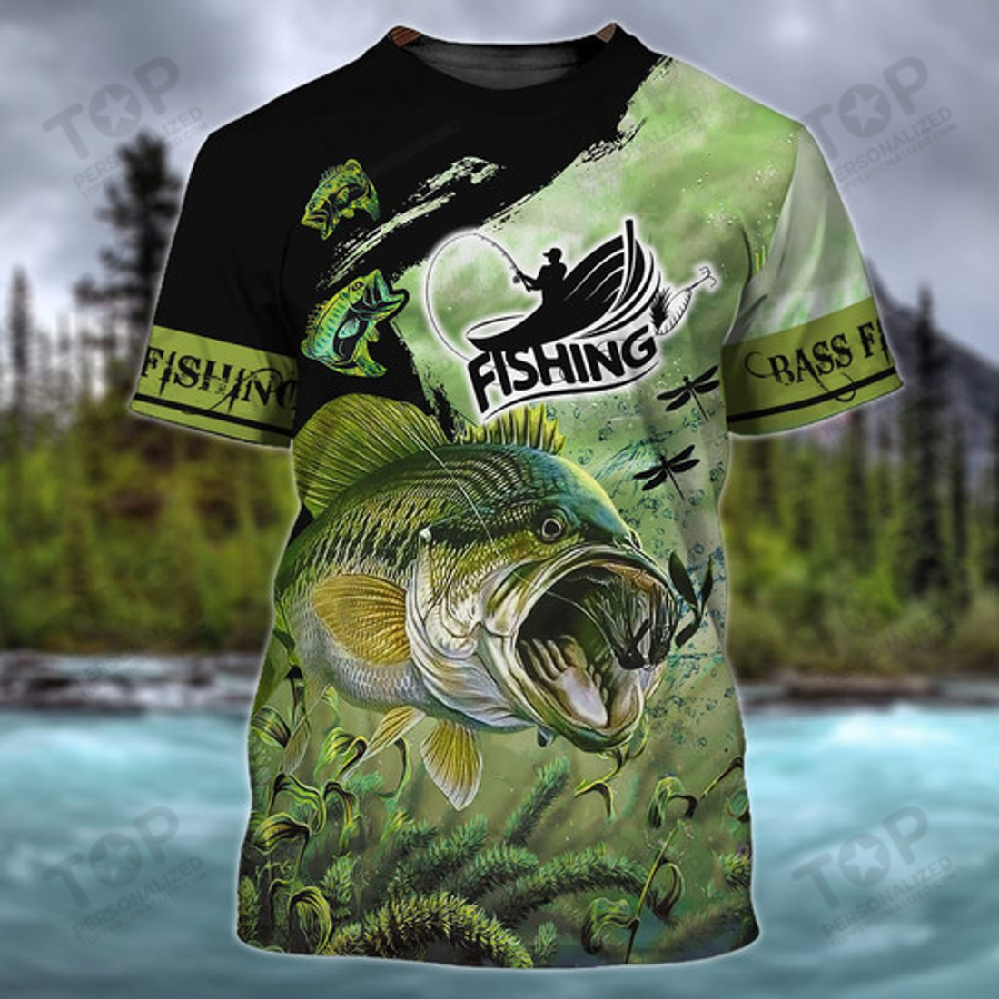 Bass Fishing Tt 3d Full Print