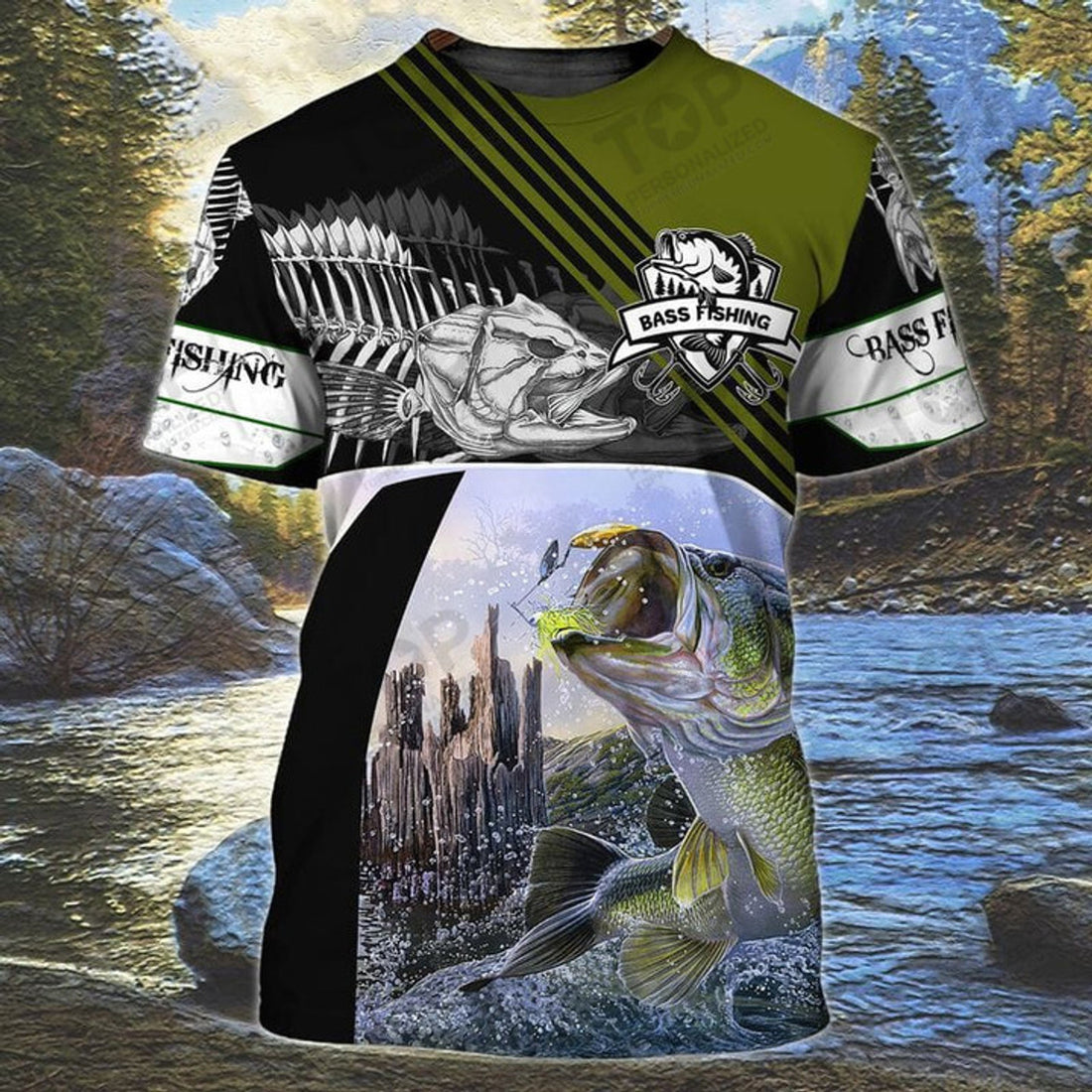 Full Print - Fishing 3D All Over Print T-Shirt