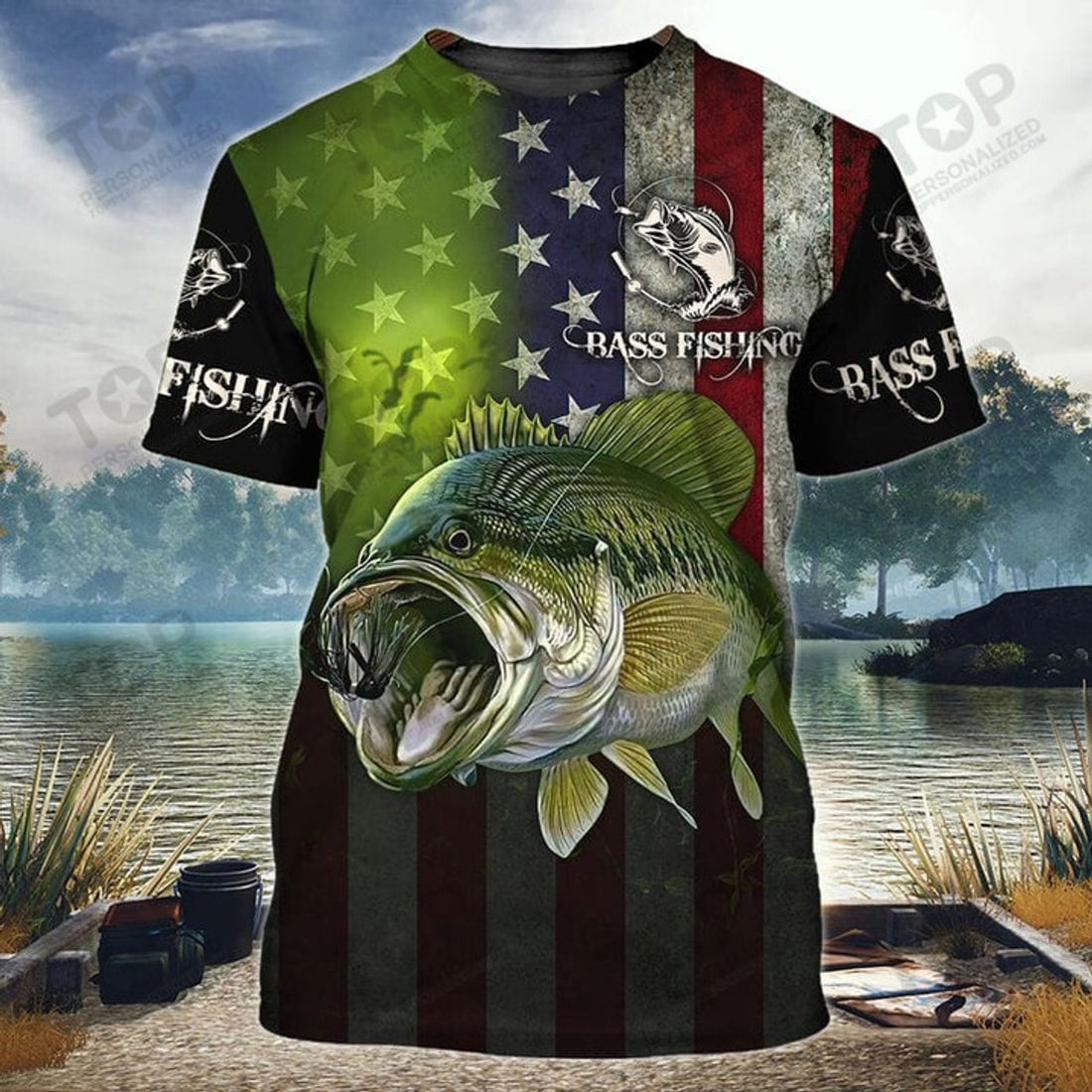 Full Print - Fishing 3D All Over Print T-Shirt
