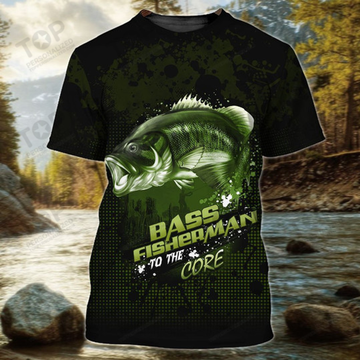 Bass Fishing Tt 3D All Over Print T-Shirt
