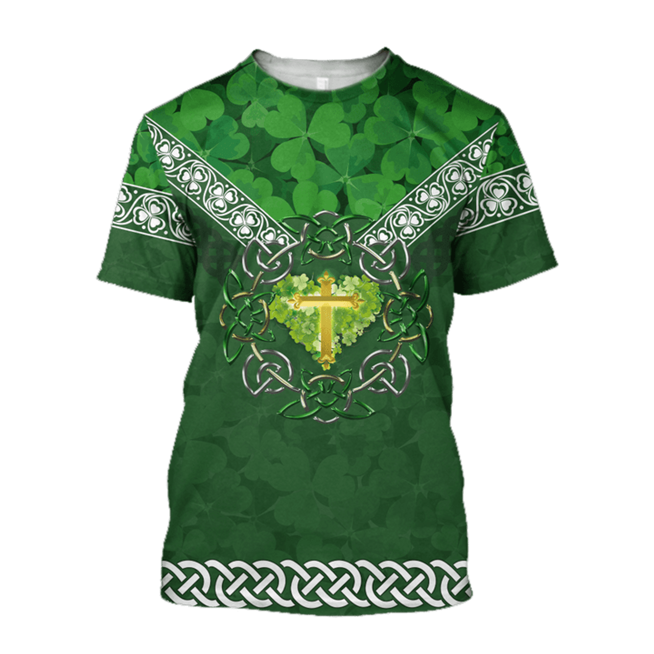 FUNSTUFFPRINT Premium Christian Jesus Easter St Patrick's Day 3D All Over Printed Unisex Shirts Hoodie 3D T-shirt