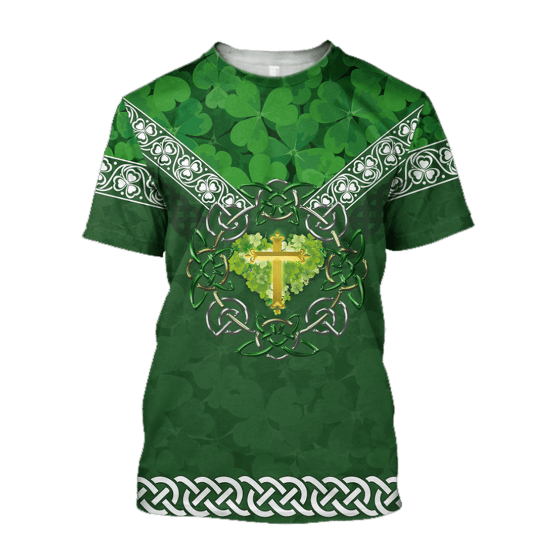 FUNSTUFFPRINT Premium Christian Jesus Easter St Patrick's Day 3D All Over Printed Unisex Shirts Hoodie 3D T-shirt