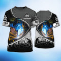 FUNSTUFFPRINT 3D All Over Print Welder Shirt, Personalized Name Welding Work Shirts 3D T-shirt