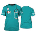 FUNSTUFFPRINT Nurse T-Shirt, Nursing Custom Shirts, Nurse Personalized Name 3D All Over Print 3D T-shirt