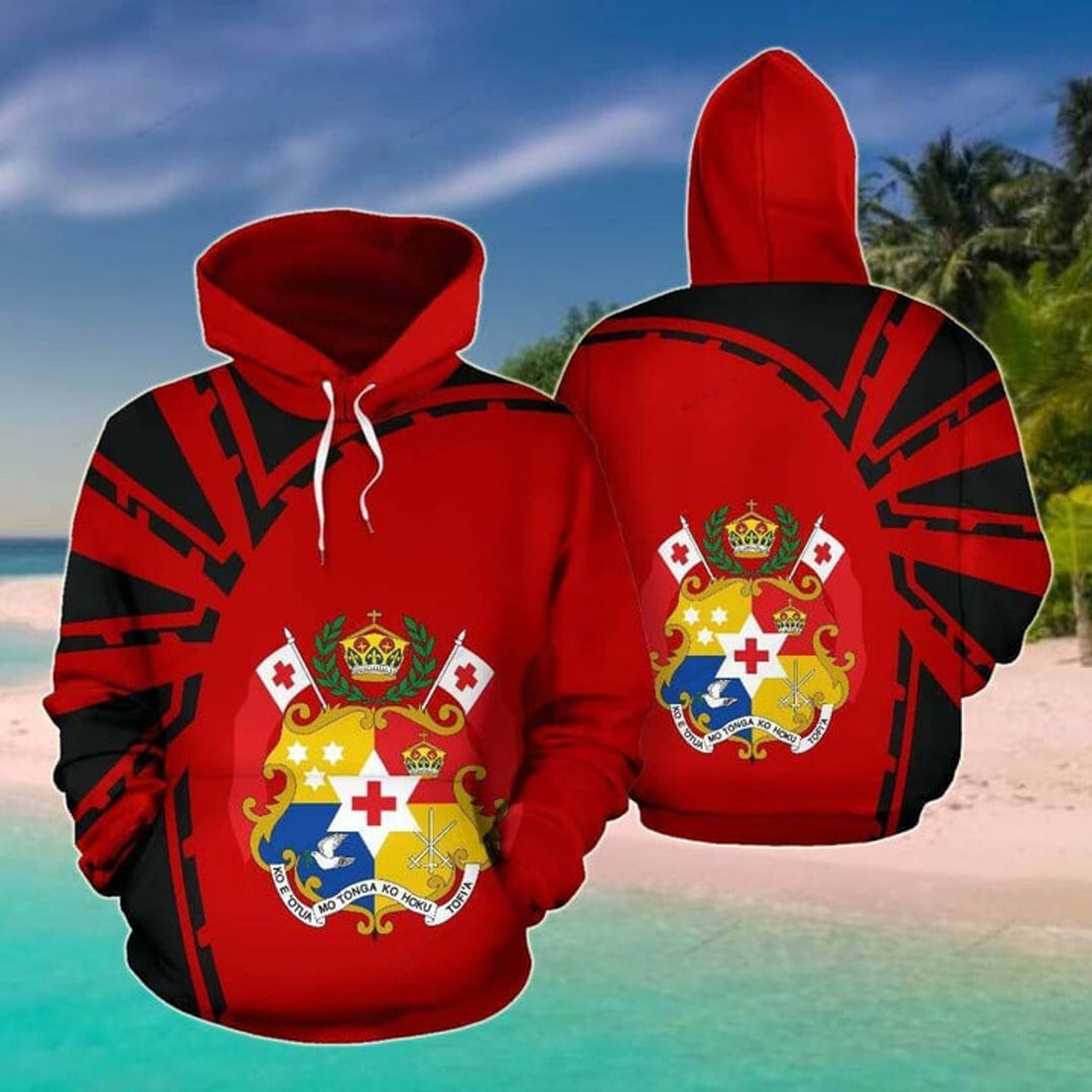 FUNSTUFFPRINT Tonga Premium Style Unisex Adult 3D Hoodie and Zip Hoodie