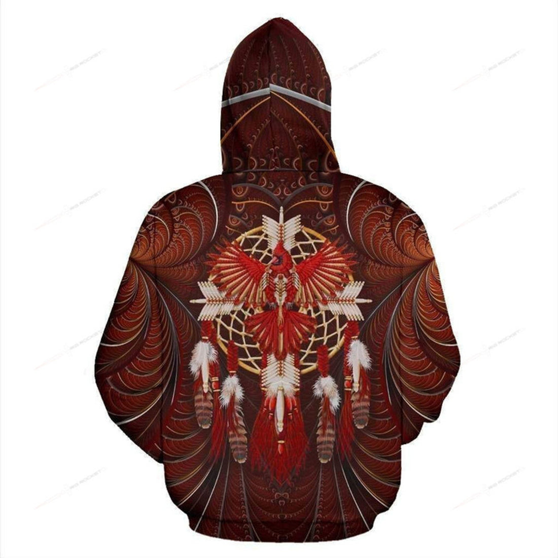 FUNSTUFFPRINT DREAMCATCHER EAGLE NATIVE All 3D Hoodie and Zip Hoodie
