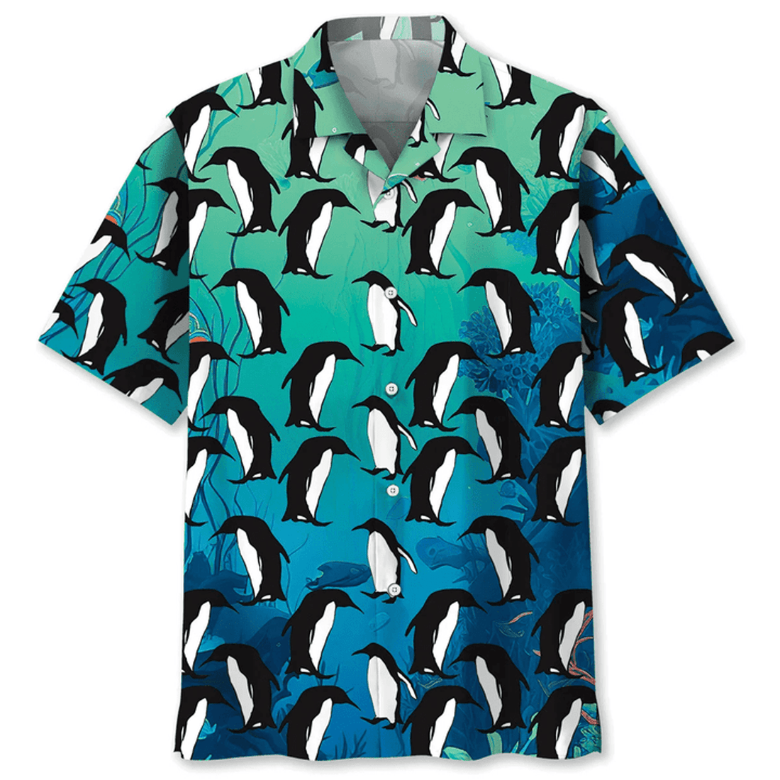 Penguins Ocean Hawaiian Shirt, Penguin Of The World Shirt, Happy Penguin Awareness Day, Penguin Shirt, Penguin Lover