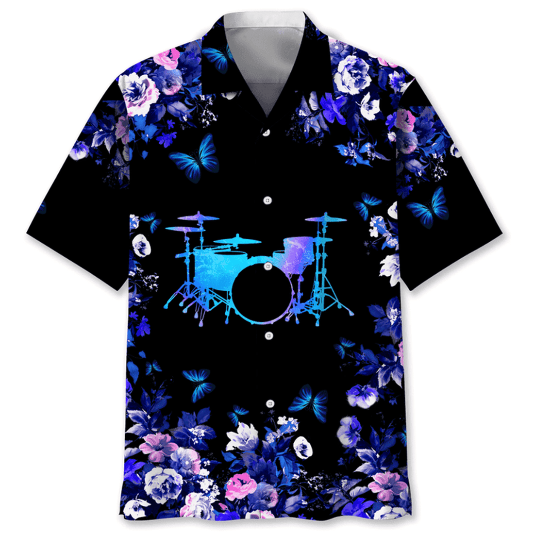 Drum Music Hawaiian Shirt, Drum Sticks Shirt, Gift For Drummer, Drum Band Shirt