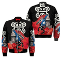 FUNSTUFFPRINT Customize Name Sol Taino Puerto Rico Bomber Jacket For Men And Women 3D Bomber Jacket