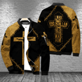 FUNSTUFFPRINT Jesus Christ 3D Bomber Jacket