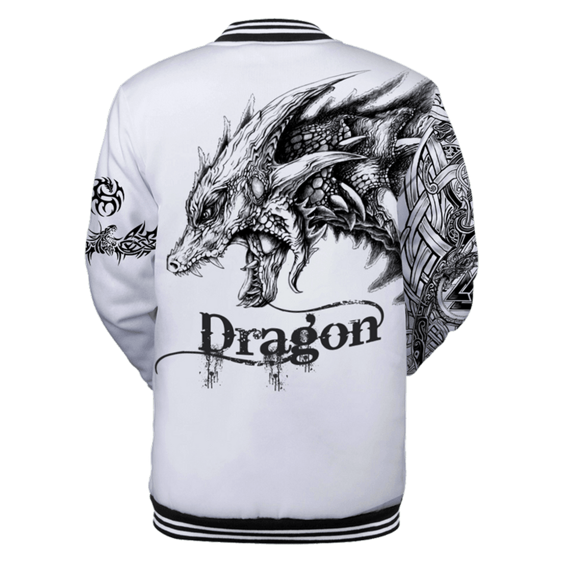 FUNSTUFFPRINT Dungeon & Dragon Printed 3D Baseball Jacket