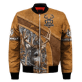 FUNSTUFFPRINT Hunting Custom 3D Bomber Jacket
