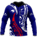 FUNSTUFFPRINT New Zealand Aotearoa 3D Hoodie and Zip Hoodie