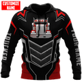 FUNSTUFFPRINT Personalized Trucker Hoodie KLBM3D Hoodie and Zip Hoodie