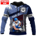 FUNSTUFFPRINT Personalized Painter Paint Navy Blue 3D Hoodie and Zip Hoodie