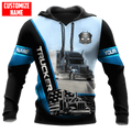 FUNSTUFFPRINT Personalized Trucker Hoodie MHBM 3D Hoodie and Zip Hoodie