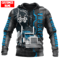 FUNSTUFFPRINT Trucker Hoodie 3D Hoodie and Zip Hoodie